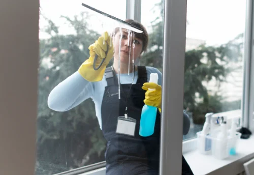 Nettoyage de vitres intérieures et extérieures à Juaye-Mondaye